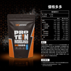 水解乳清蛋白-優格多多-500g