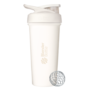 Blender Bottle 不鏽鋼搖搖杯【Sleek 奶油白】25oz