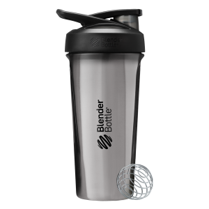 Blender Bottle 不鏽鋼搖搖杯【Sleek 鈦灰銀】25oz (缺貨)