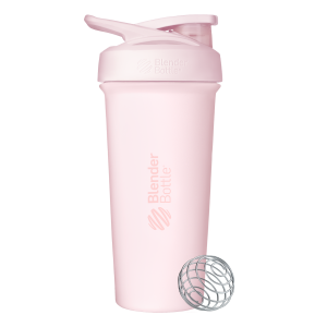 Blender Bottle 不鏽鋼搖搖杯【Sleek 櫻花粉】25oz