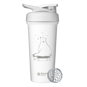 Blender Bottle 不鏽鋼搖搖杯【Sleek 北極熊】25oz
