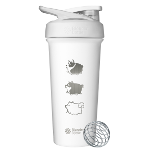 Blender Bottle 不鏽鋼搖搖杯【Sleek Q彈萌狗】25oz