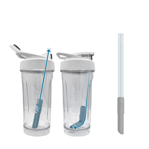 MB｜伸縮珍珠彈性吸管｜雲灰